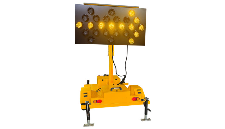 solar trailer arrow board
