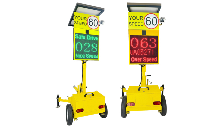 solar trailer radar speed sign