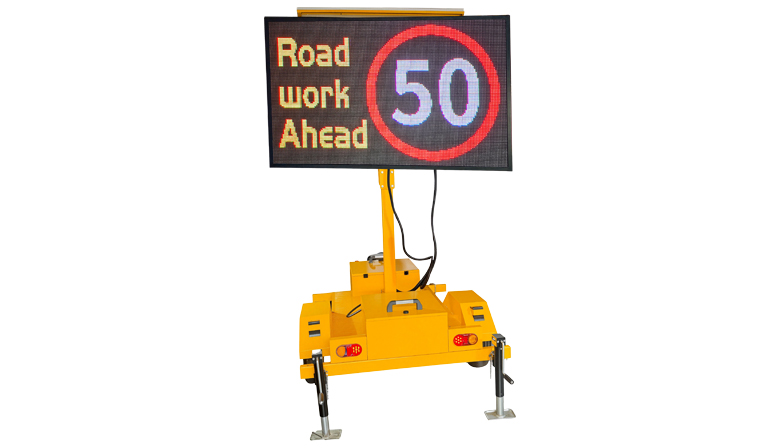 solar portable mobile trailer vms