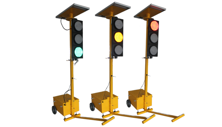 solar portable traffic light