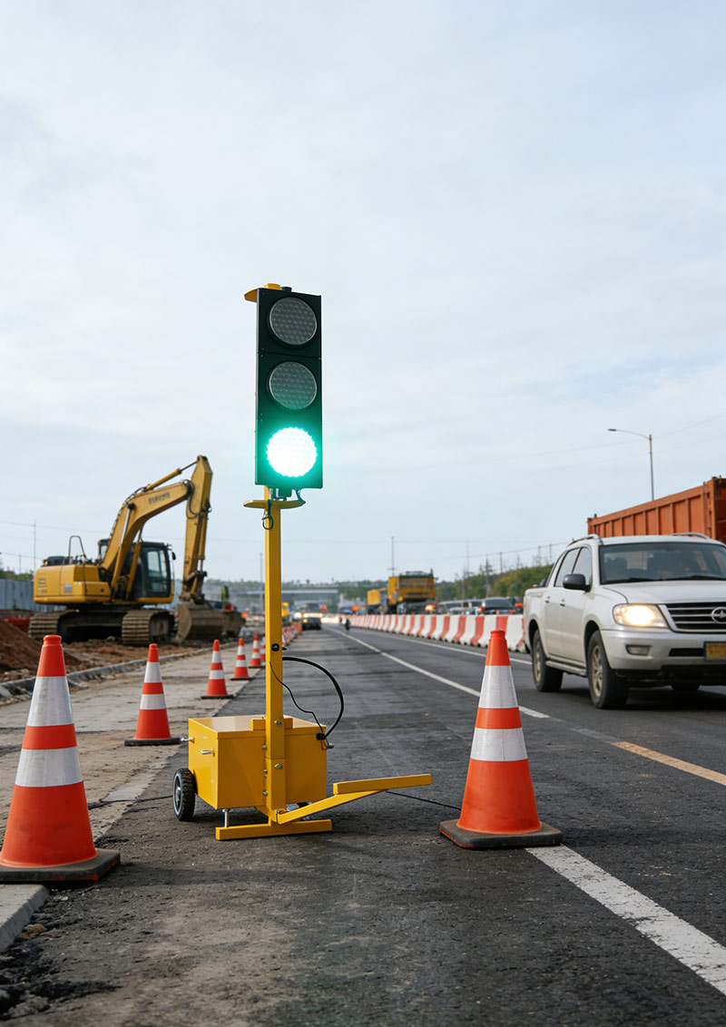 portable led traffic light